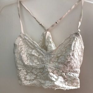 white aerie bralette